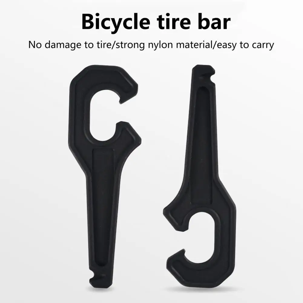 

2 In 1 Tire Lever Sturdy Convenient Carrying Lightweight Multi-purpose Bike Tire Lever Maintenance Tools