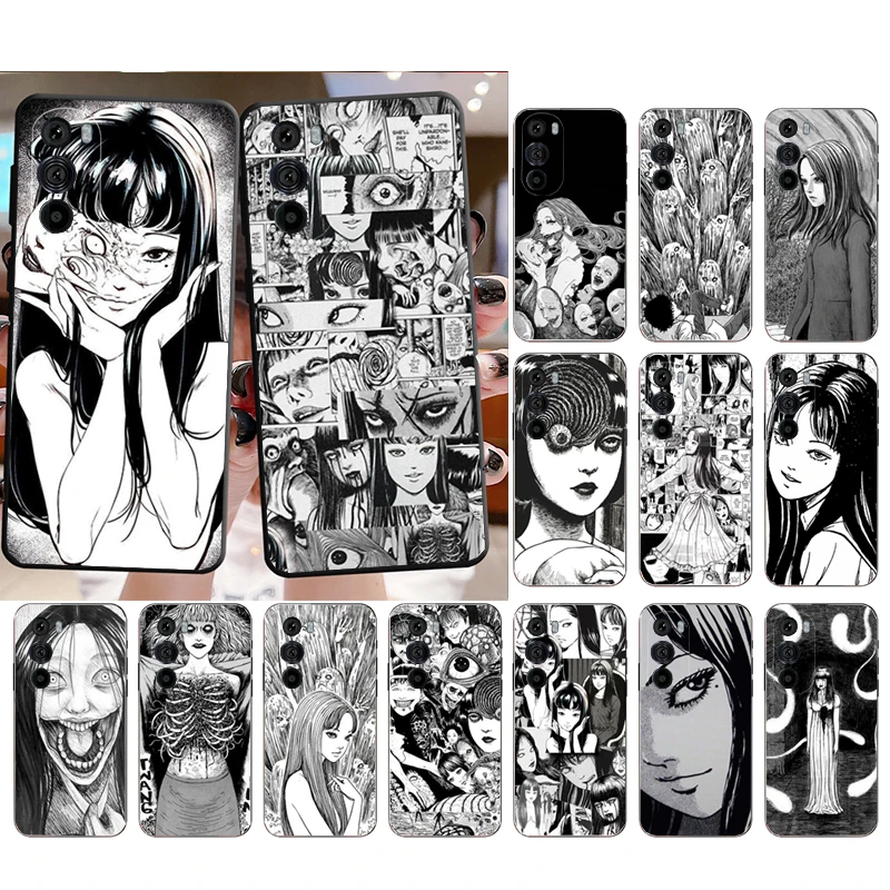 

Phone Case for Moto E22i E22 E32 E40 E20 E7Power E7 E6 Plus Edge X30 20 Lite 20Pro 30 Neo Ultra Fusion Tomie Junji Ito Case