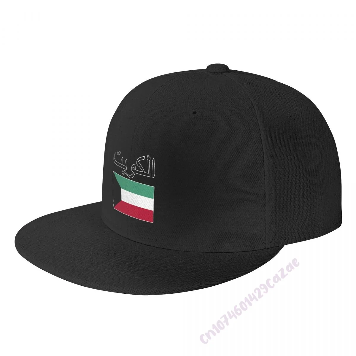 

Kuwait Flag Flat Brim Baseball Cap Breathable Adjustable Men Women Outdoor Hip Hop Hat For Gift
