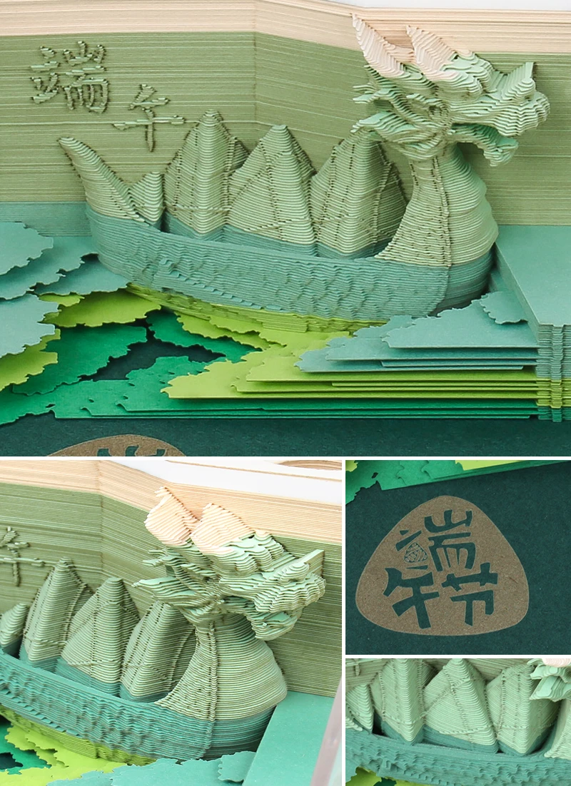Записная книжка omoshiking 3D блокнот для записей 157 листов праздничные подарки с
