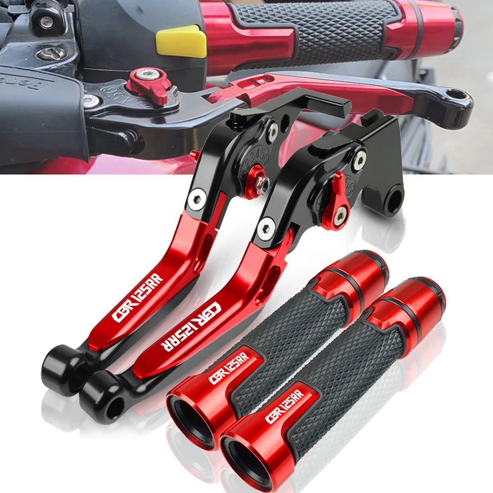 

For Honda CBR125RR 150R 2004 2005 2006 2007 2008-2010 Motorcycle CBR 125RR Adjustable Brake Clutch Lever Hand Grips CBR 125 RR