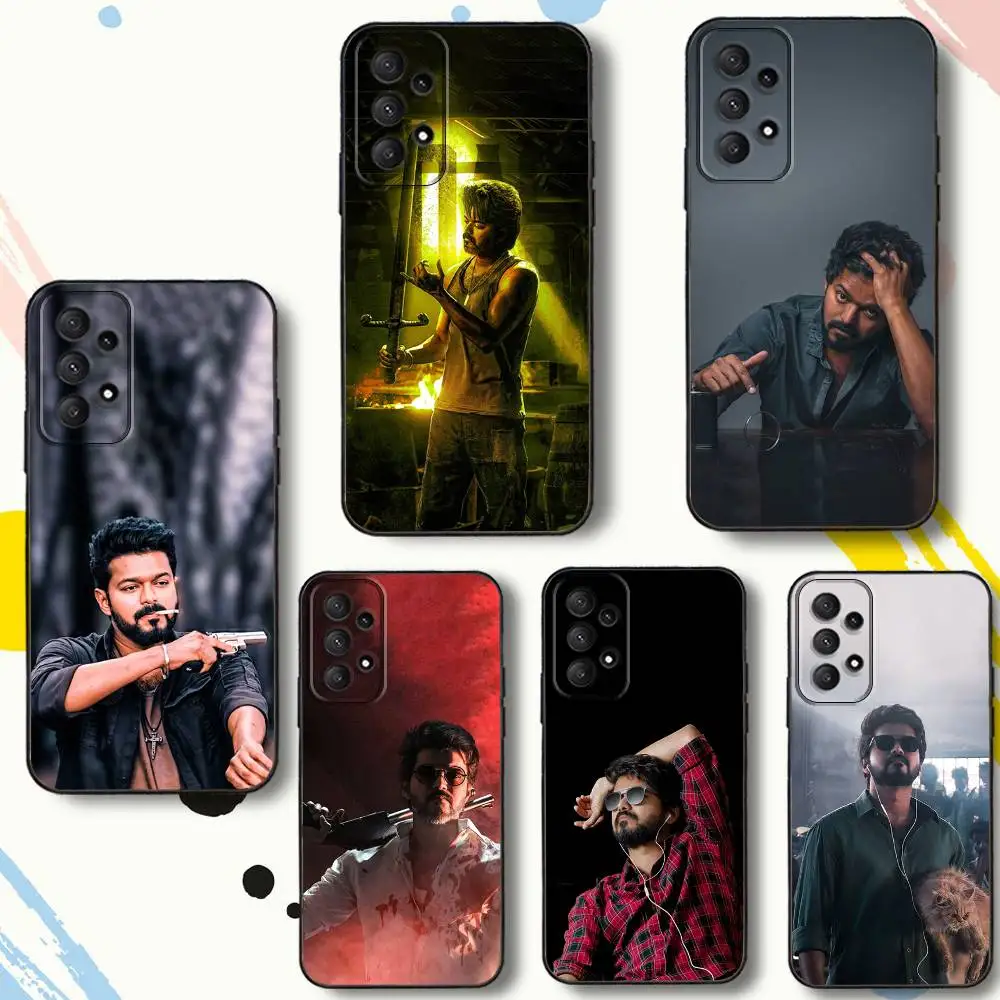 Фото Чехол для телефона T-Thalapathy Singer VijayS для Samsung Galaxy A 80,72,73,91,53,22,51,52,5G,Plus,J,Note Soft Black Cover №1