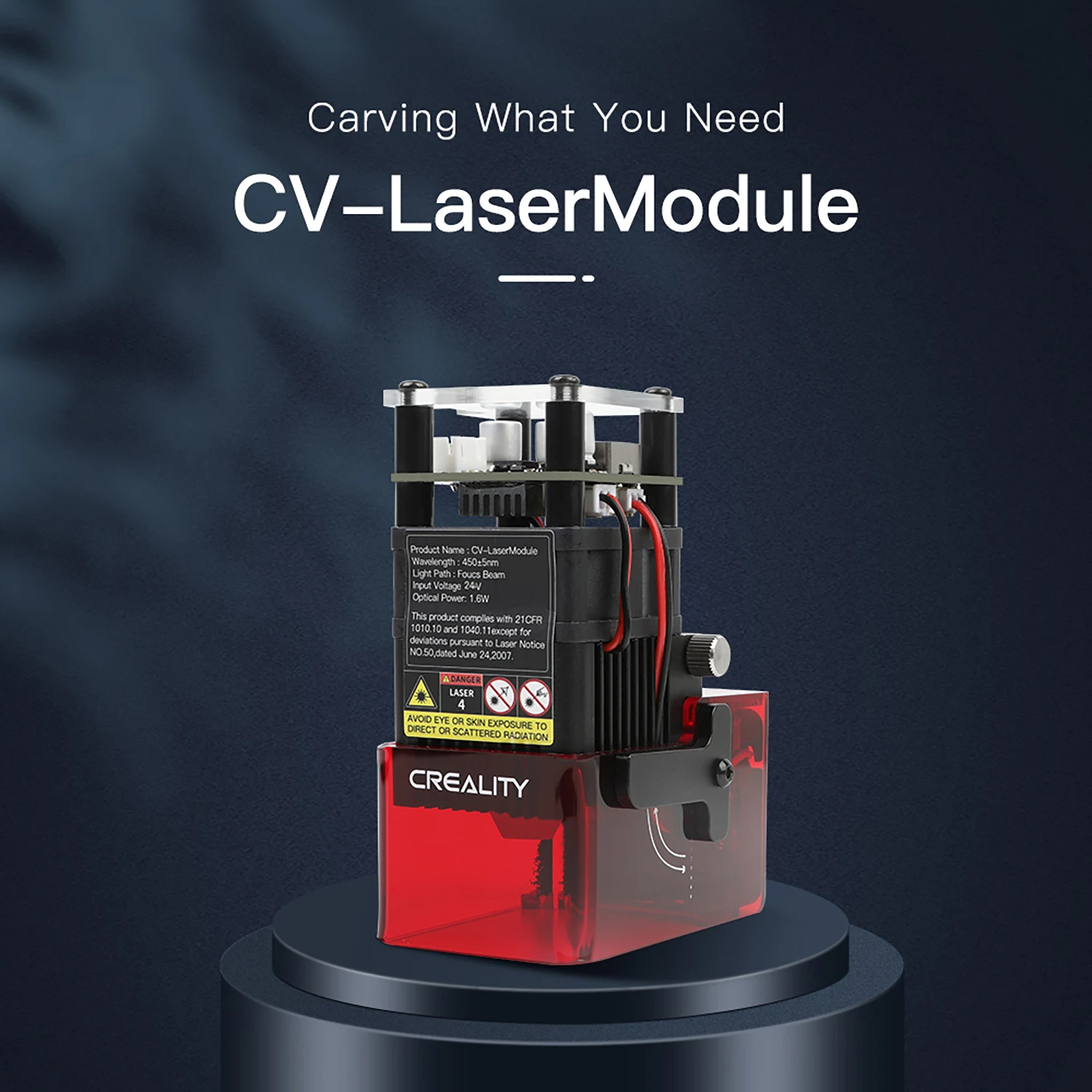 

Ender-3 S1/S1 Pro CV-лазерный модуль 24 в 1,6 Вт, безопасная защита, Точная Фокусировка, впитывание сота, простая установка