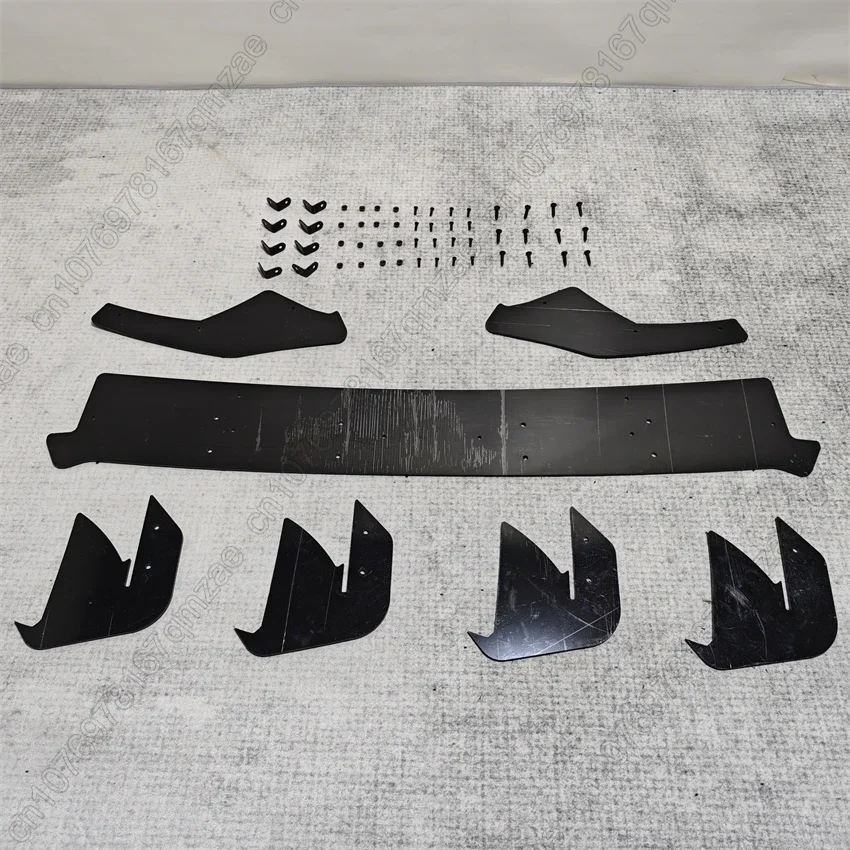 Заводская черная защита для задней губы в стиле MAX задний бампер диффузор VW Golf MK8