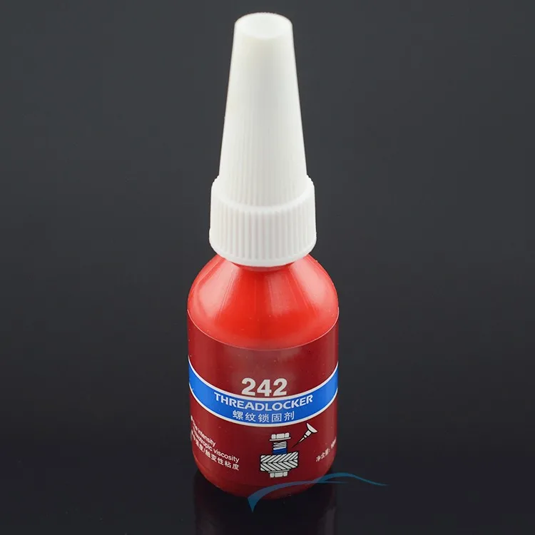 

10ml Medium Strength Methacrylate Threadlocker Universal Blue Anaerobic Curing Threadlocker Adhesive 242 For Fast Fixing