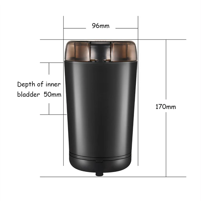 Stainless Steel Nut Electric Coffee Grinder Bean Grain Household Pepper Kitchen Tools Gadgets Dining Bar Home Garden 6