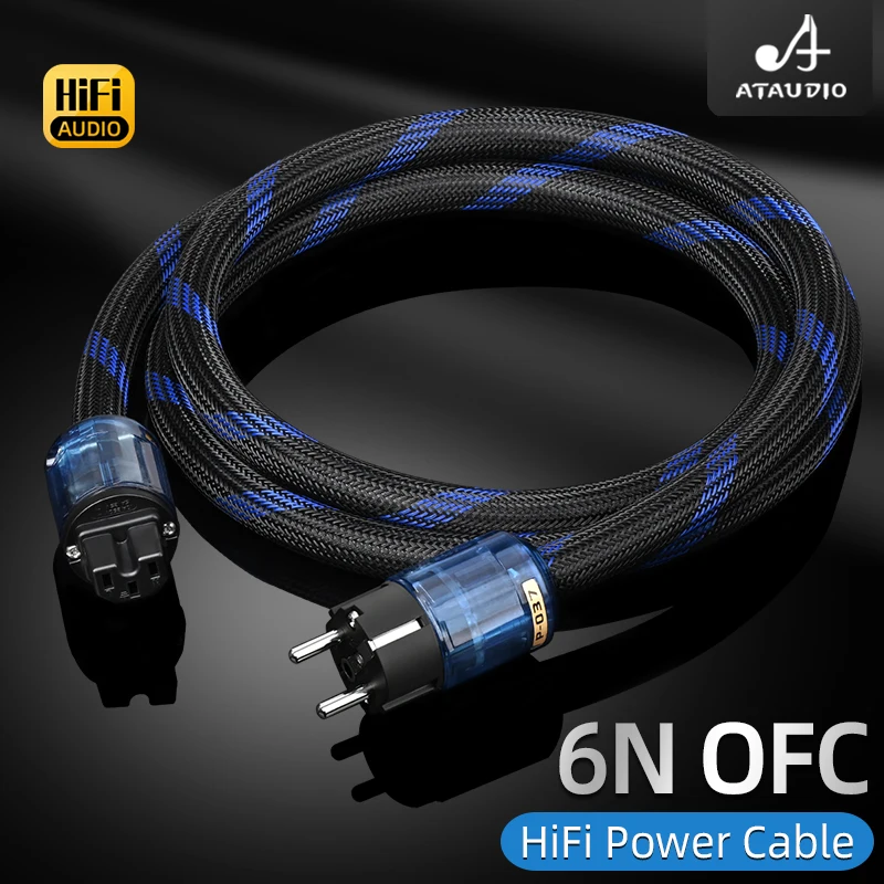 Высококачественный Кабель питания Hi-Fi 6N OFC CD DAC AC с родиевым покрытием - купить по