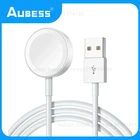 Портативная беспроводная Магнитная зарядная док-станция QI для Apple Watch 6 5 4 3 2 SE, USB-кабель для зарядного устройства для часов Apple аксессуары для iWatch