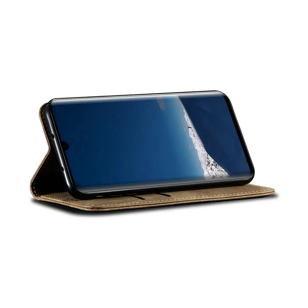 Роскошный джинсовый кошелек Cowboy для Huawei P30 Pro Lite Flip Cover 360 Protector Fone Skin Funda Case Haiwei P 30.