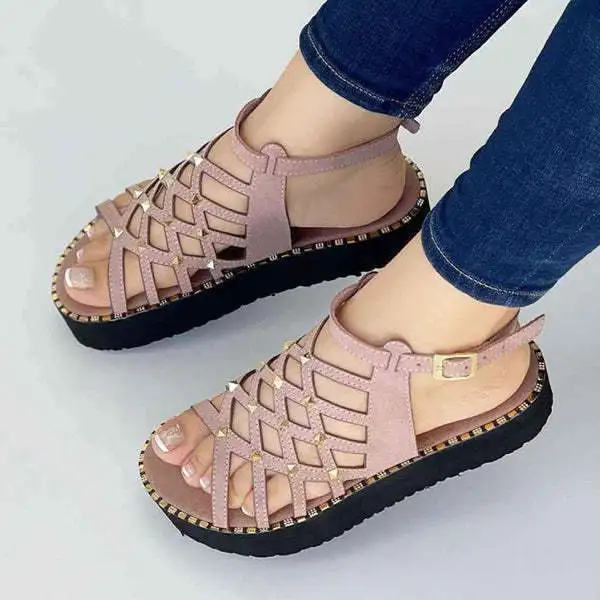 

Women Sandals Lightweight Platform Sandals for Summer Shoes Women Heels Sandals 2022 Casual Chaussure Femme Flat Heel Sandalias