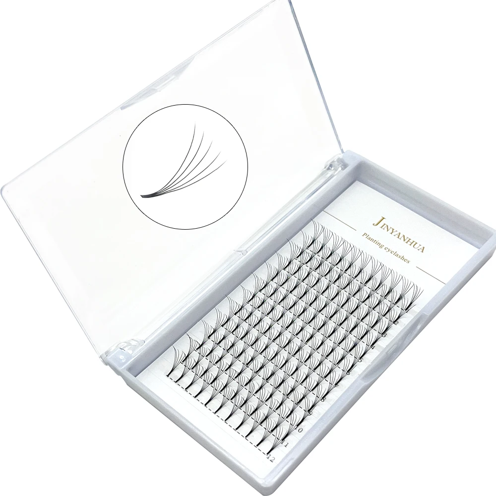 Ресницы накладные с длинным стержнем из норки 5D/6D/7D/8D C/D/DD