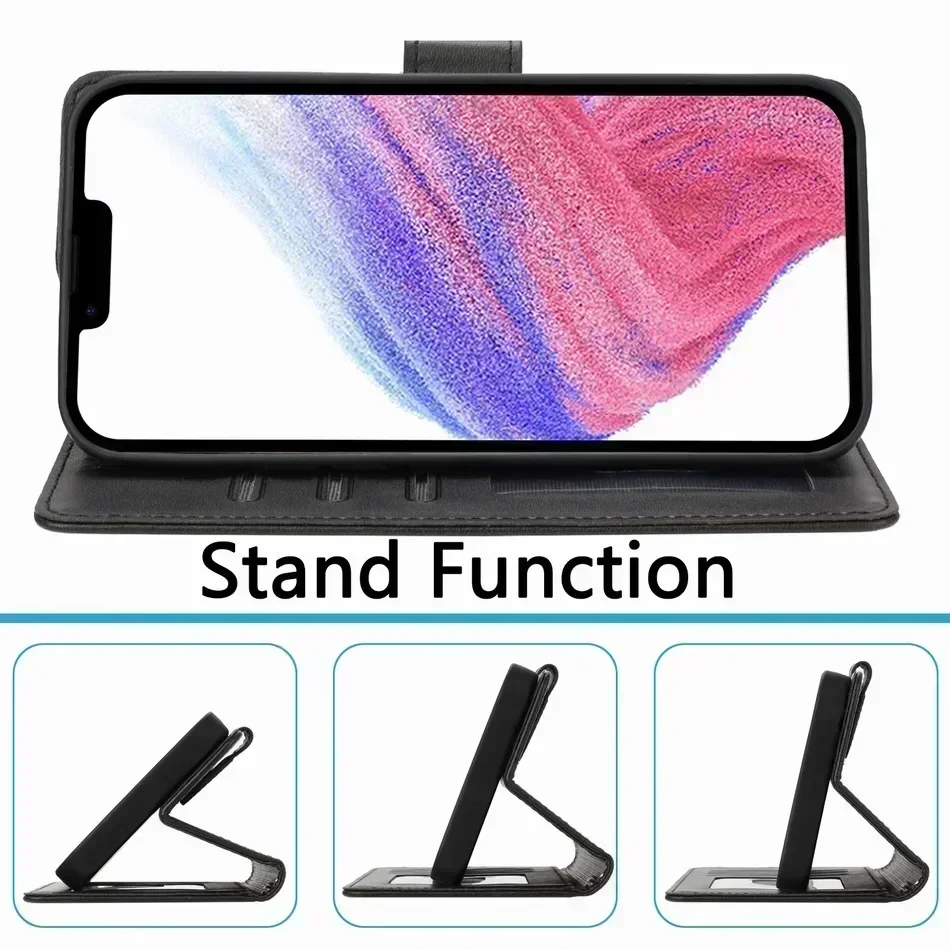 Фото Флип-чехол с RFID-блокировкой для Xiaomi Redmi Note 13R 13 12S 12 11R 11S 11 10S 9 9S 8 7 Pro 9T №5
