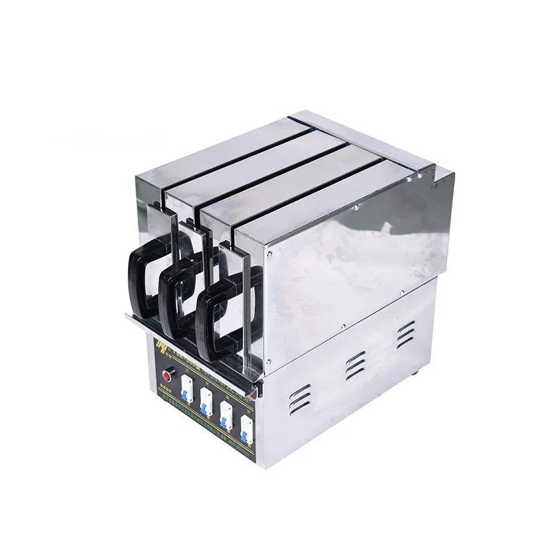 Электрический гриль духовка с жареным ящиком коммерческая печь для барбекю на