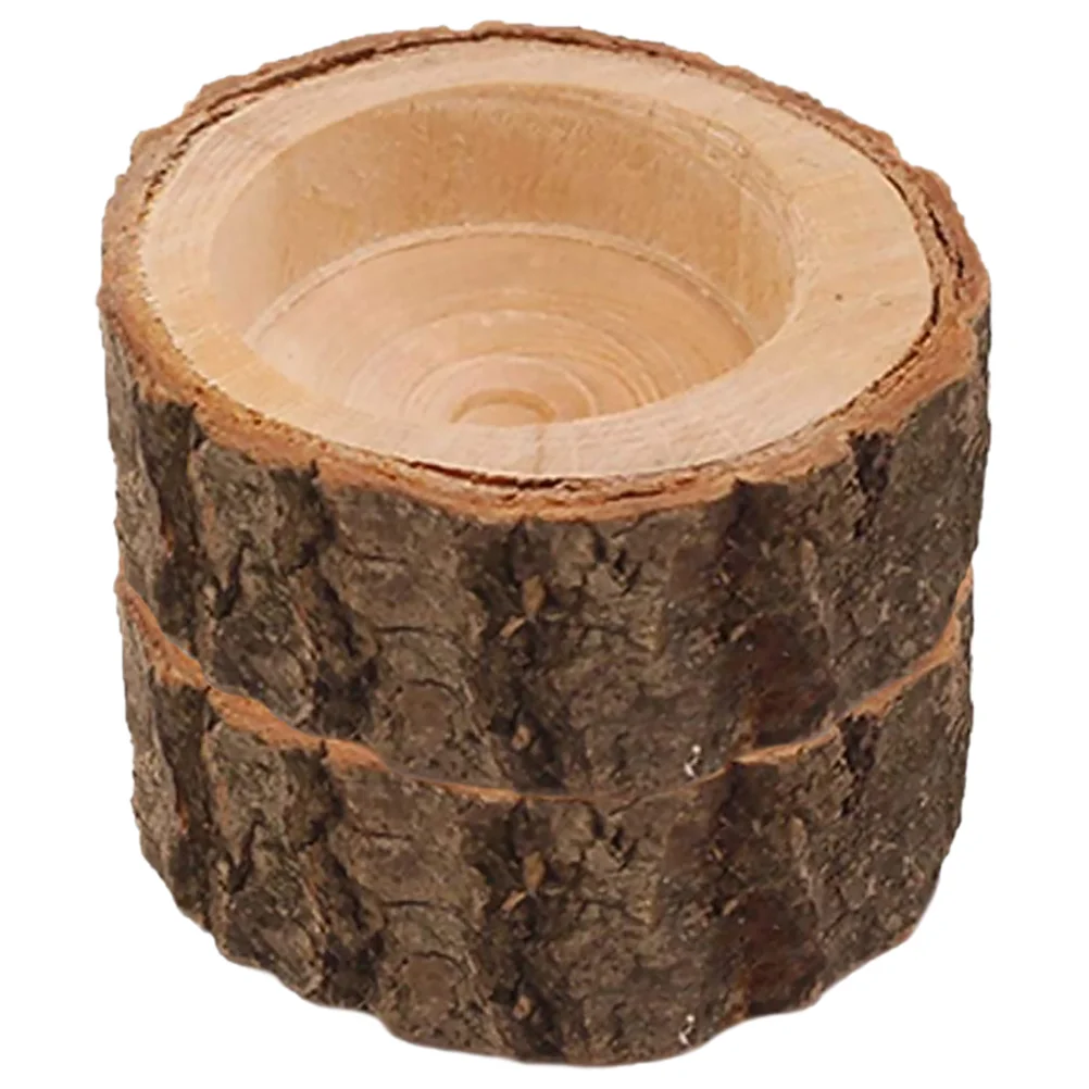 

Aromatherapy Votive Holders Wooden Pillar Stands Candles Tea Light Tealight