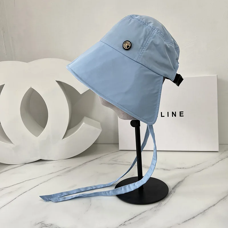 

New Korean Basin cap Fisherman hat Sun hat Sunbonnet bucket hat for gril female ladies women cotton Leisure cap summer hat