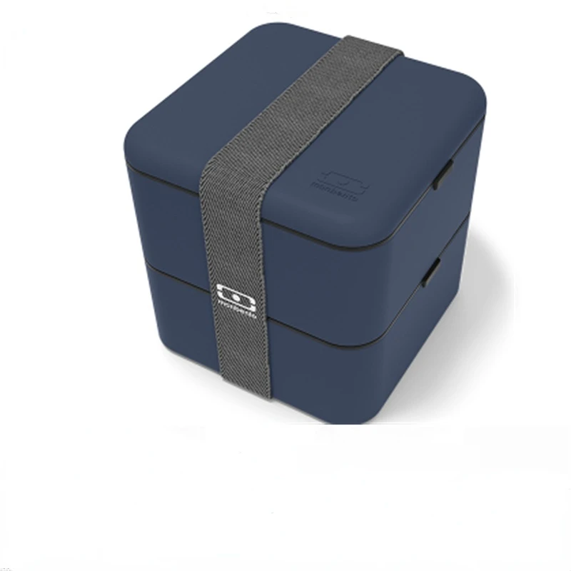 Двухъярусный Ланч-бокс Monbento французский стиль мужской с подогревом для