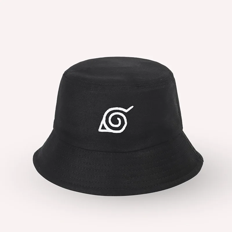 

Casual Pot Hat Naruto Around Sasuke Cloud Student Literature and Art Fisherman Hat Men and Women All-match Sunshade Flat Hat