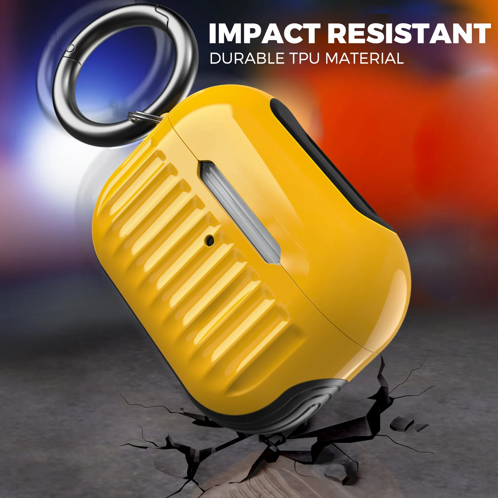 

Cover For Airpods pro Case TPU PC Anti-fall Cover For Apple AirPods 3 2 Case Accessories Wireless Earphone With Keychain