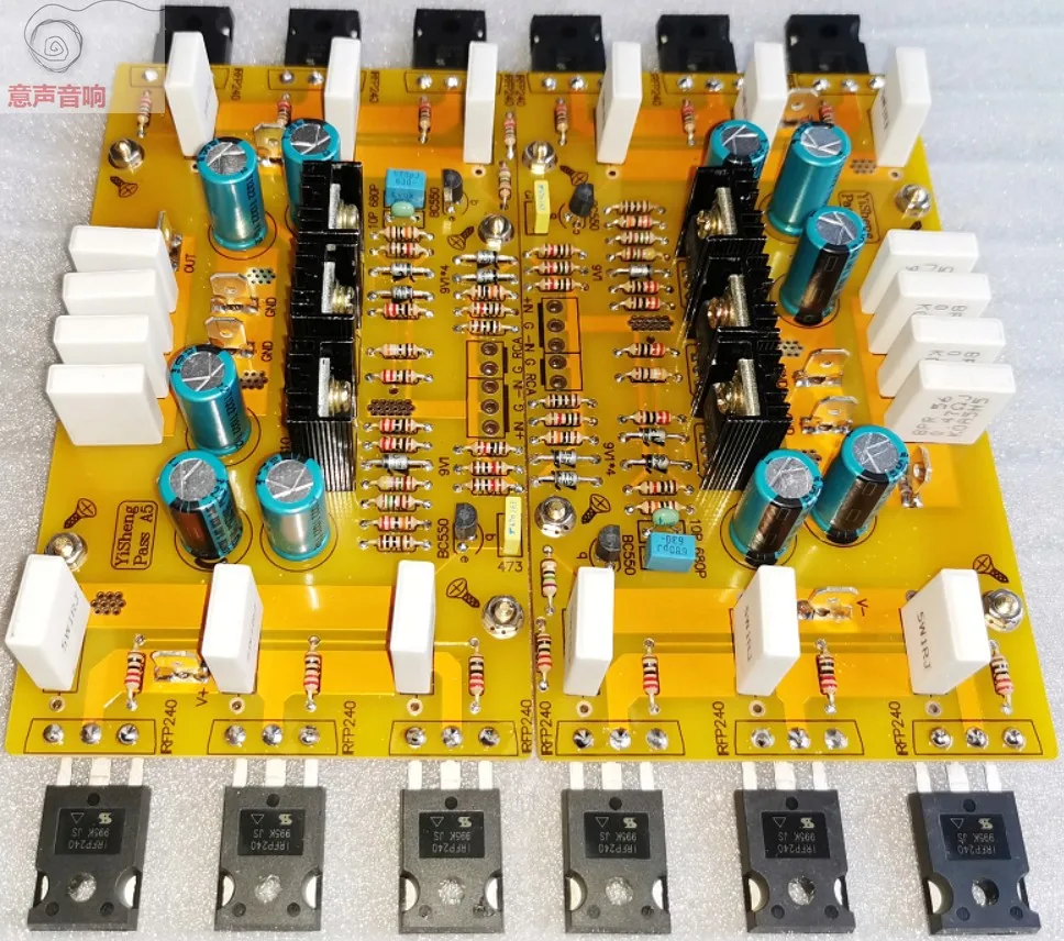 

1 Pair PASS A5 Single-ended Class A Power Amplifier Board With Balanced Input Unbalanced Input