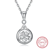 pte sterling silver necklace stylish heart shaped flower zircon pendant necklace