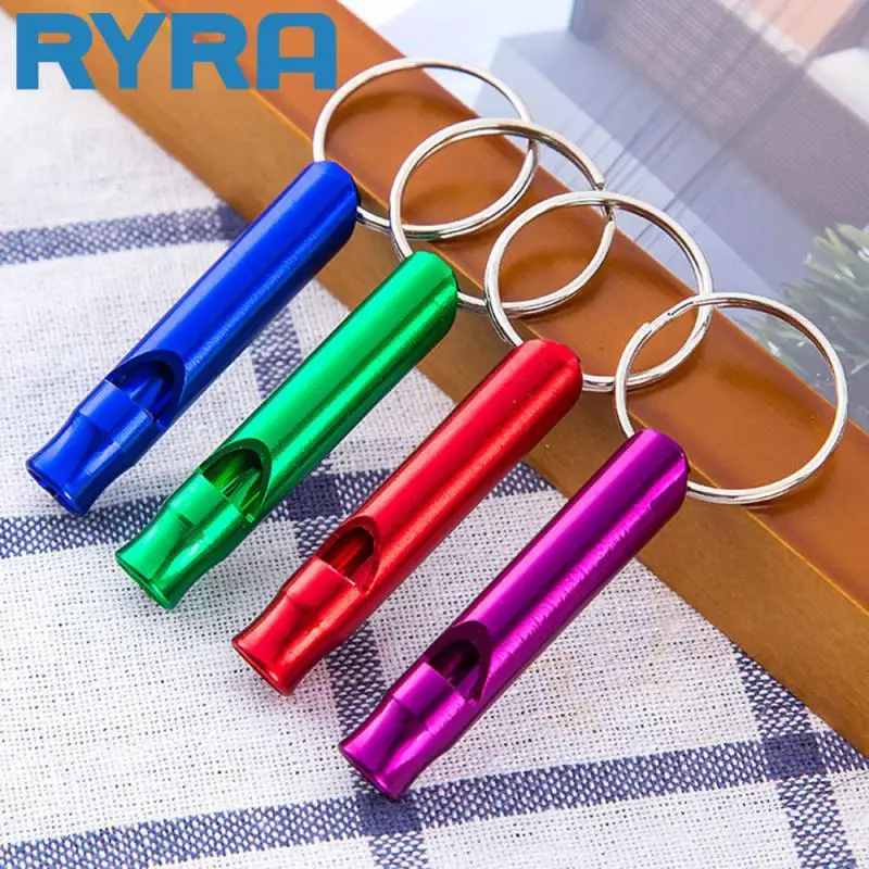 

Emergency Compact Outdoor Lightweight Whistle Versatile Keyring Survival Whistle Handy Loud Whistle For Hiking Durable Keychain