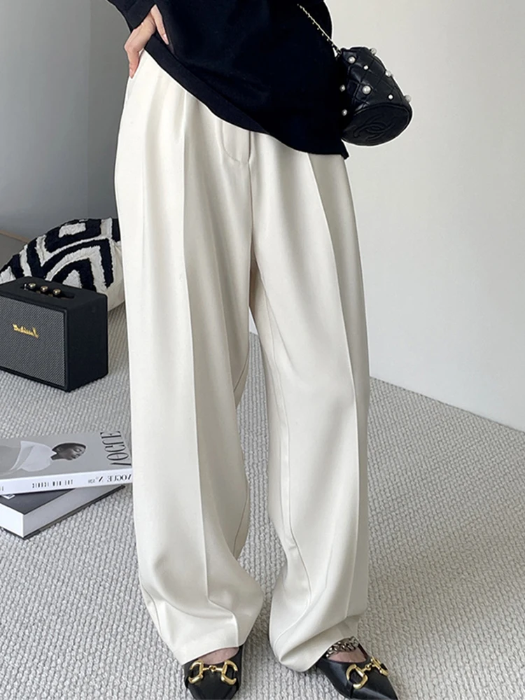 

GOPLUS Clothes for Women Sweatpants Women Loose Versatile Casual Mopping Pants Straight High Waist Clothing Soft Cotton Pants