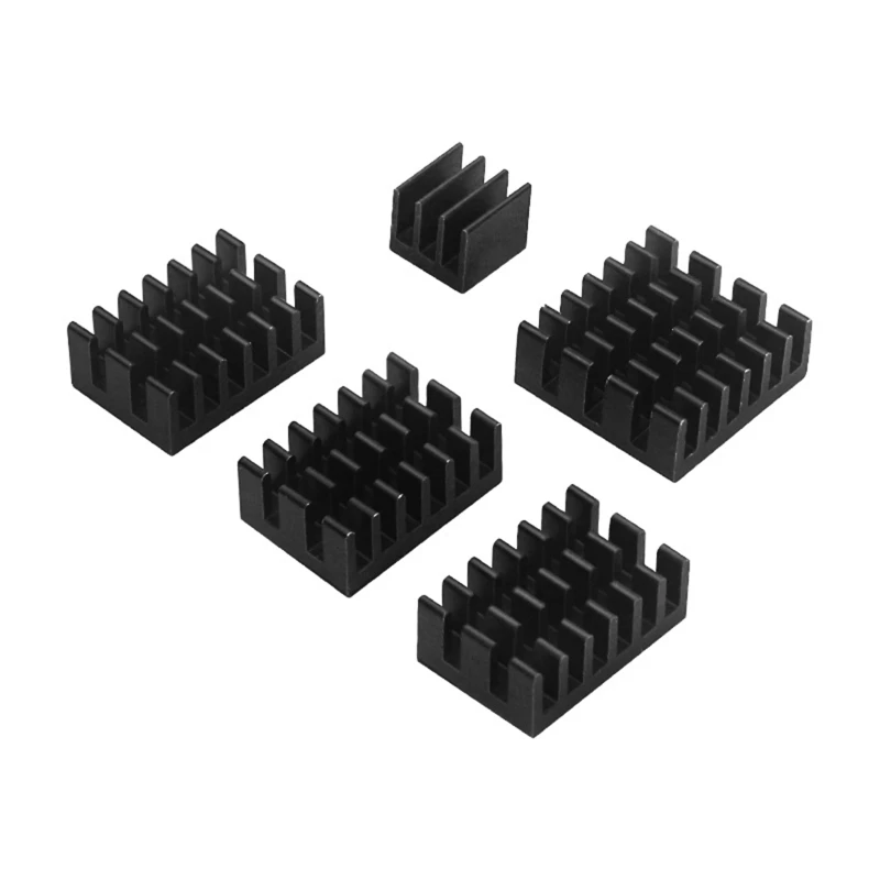 

Heat Sink for Banana Pi M4 Heatsinks Aluminum Alloy Radiator Kits Passive Cooling CPU Cooler Pads 5PCS/Pack Dropship