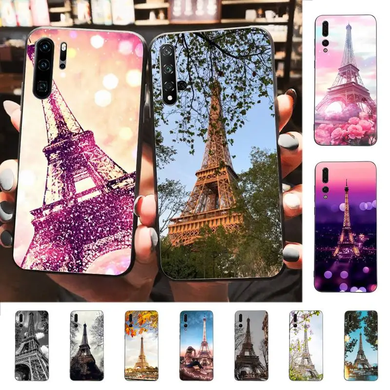 

Paris Eiffiel Tower Phone Case for Huawei P30 40 20 10 8 9 lite pro plus Psmart2019