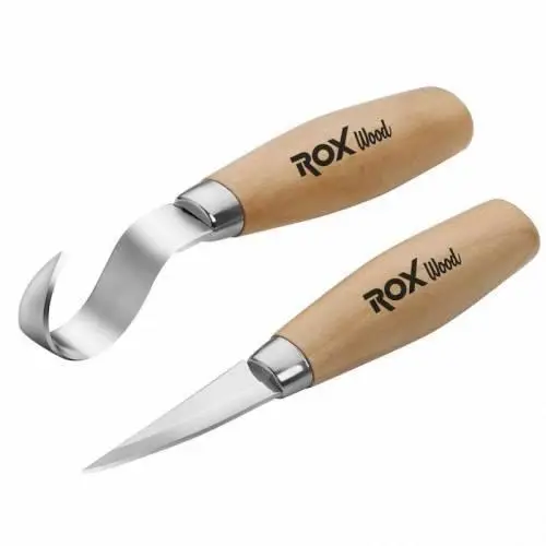 

Rox Wood 4505 деревянная ложка Kuksa Набор ножей для резьбы 2 Parça