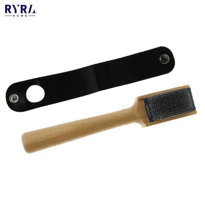 

Dance Shoes Cleaning Brush For Footwear Ballet Brush Practical Cleaning Brush Wood Suede Sole Wire Cleaners Household Cleaning