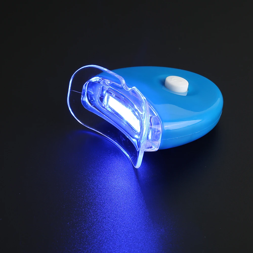 Портативный мини светильник прибор для отбеливания Зубов с синим светодиодом