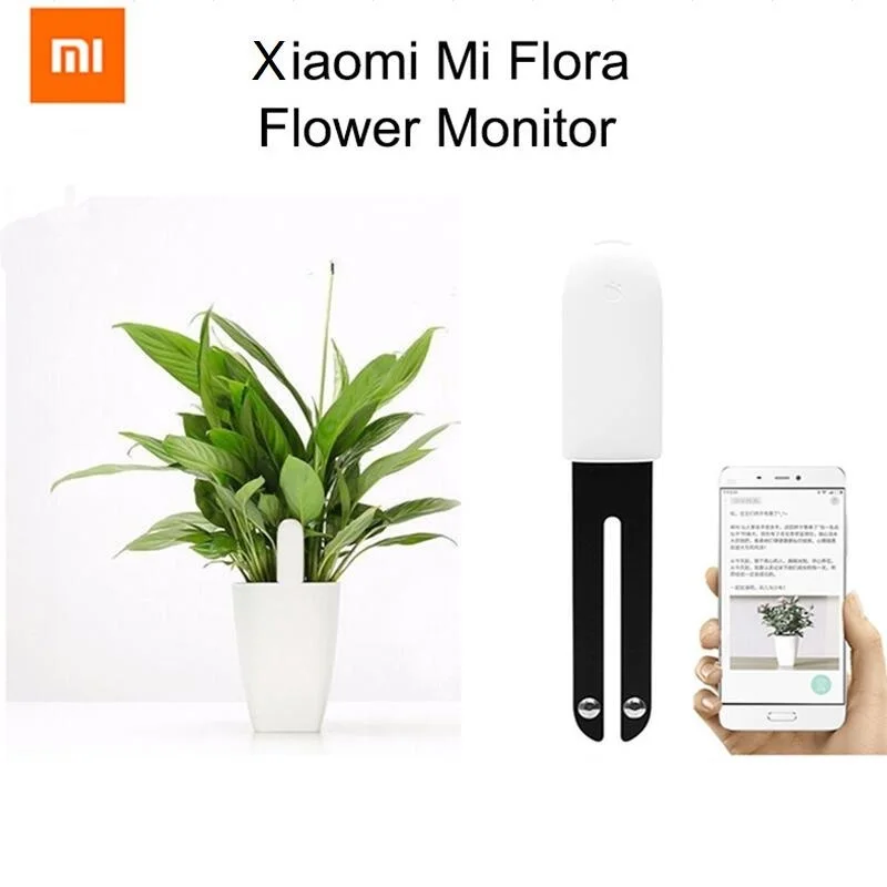 Xiaomi Mi Flora Monitor Flora Smart Flower detector Digital Plants Grass Flower Care Soil Water Light Smart Tester Sensor
