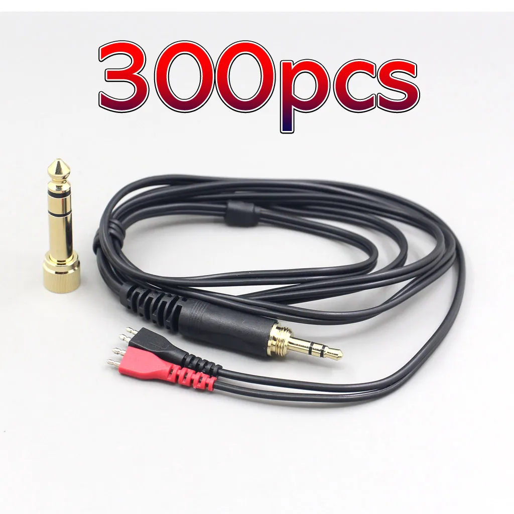 

LN007506 300 шт. 1,25 м одной и той же длины L/R кабель для наушников для Sennheiser HD25 HD 25-1 HD25-1 II HD25-13 HD25-C