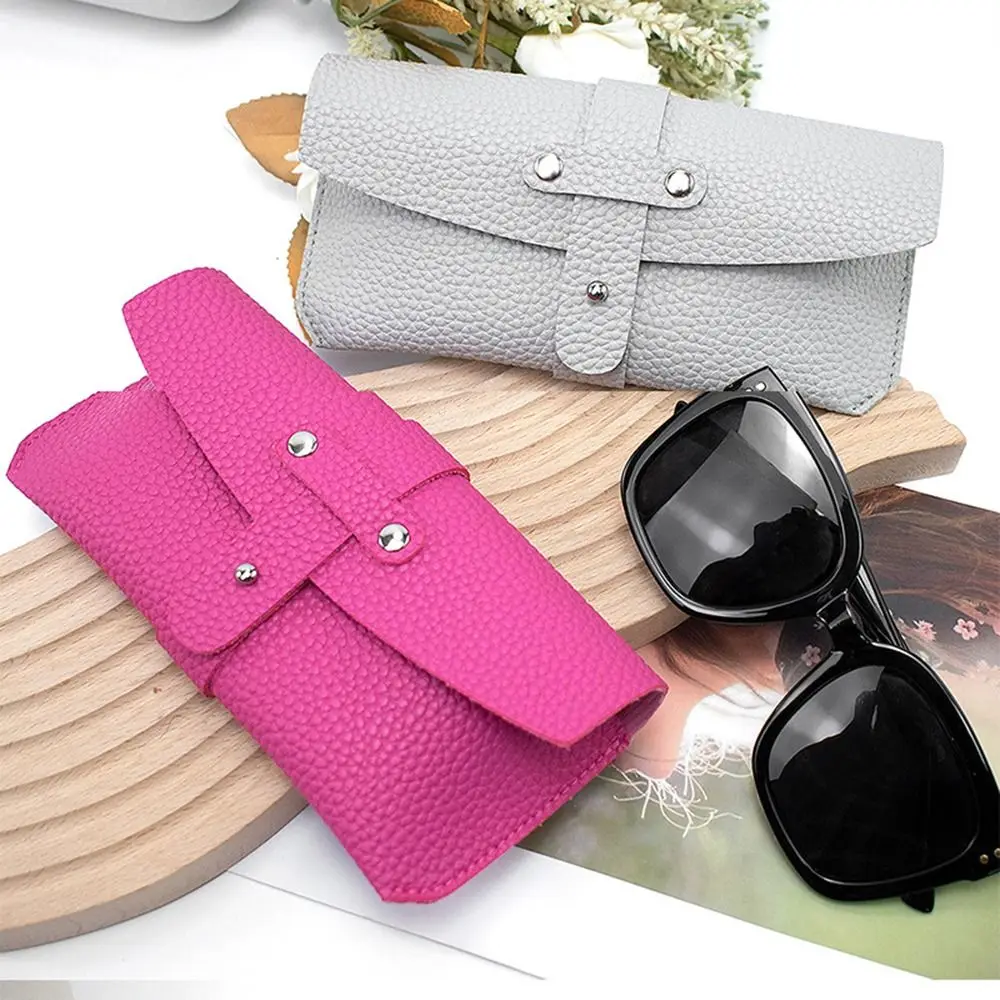 

Glasses Female Glasses Storege Case Eyewear Cover PU Leather Glasses Case Sunglasses Pouch Eyewear Protector Eyewear Pouch
