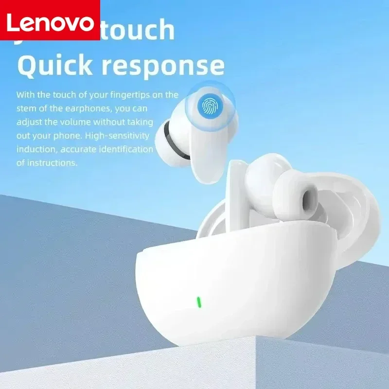 Фото НОВЫЕ Bluetooth-наушники Lenovo для ноутбуков и компьютеров, легкие наушники, совместимые со смартфонами, для занятий спортом №3