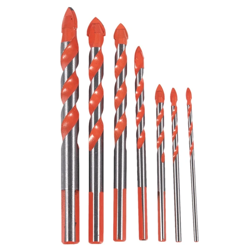 

7 Pieces/Set Of Handle Drill Multi-Function Drill Bit Marble Perforator Tile Drill Bit