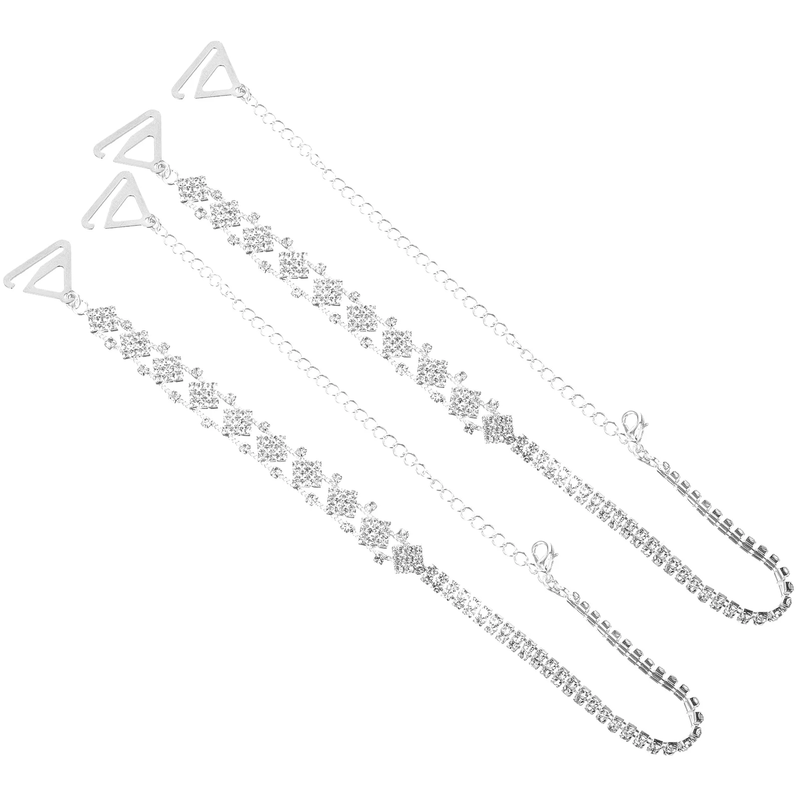 

Dress Straps Strapless Metal Chain Chains Women Replacement Accessories