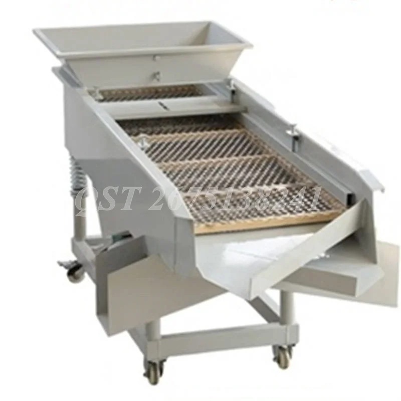 

Electric Grain Seeds Beans Sorting Machine Fine Sieving Linear Vibrating Screen Seed Cleaner Vibration Screening Machine