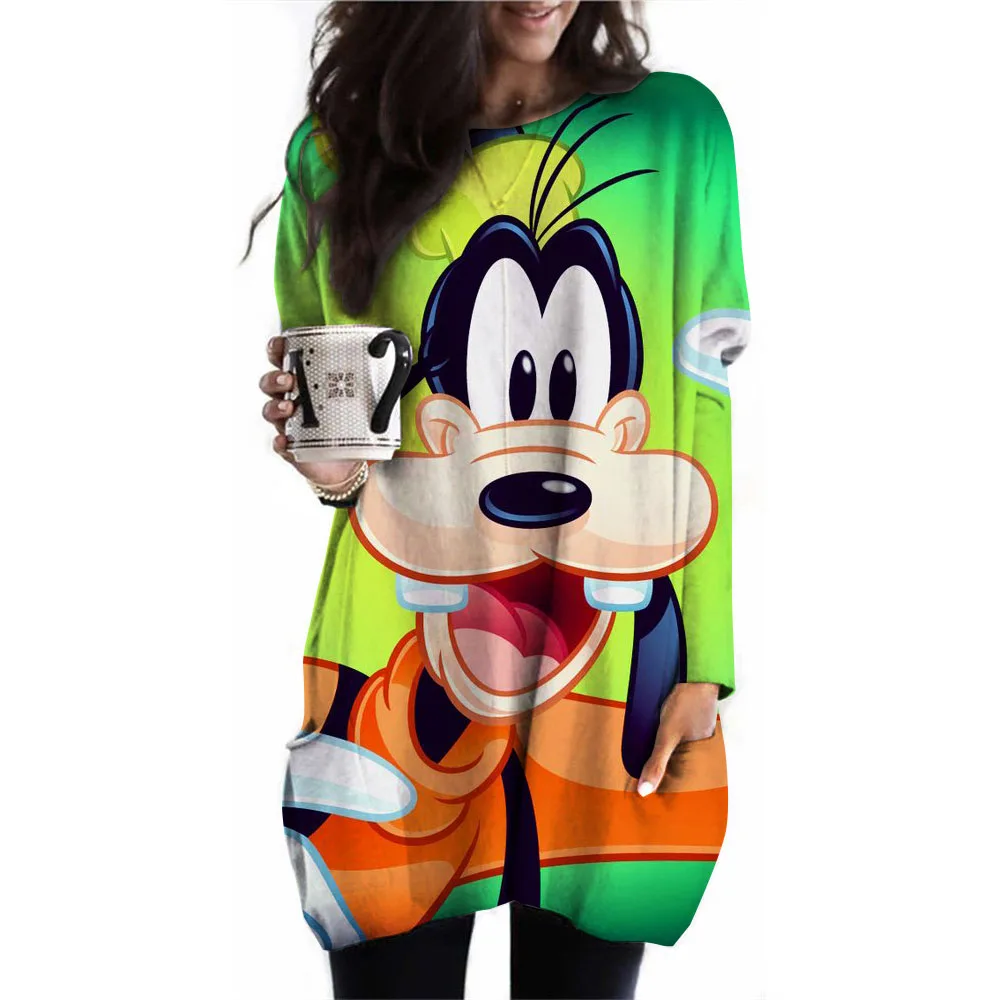 Женский Длинный топ на раннюю осень пуловер Повседневная модная женская рубашка