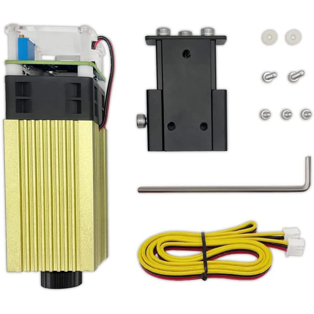 

40W(5W Output Optical Power) Module Kit With Sliding Plate,450Nm Blue Engraving Tool For Cutting Machine