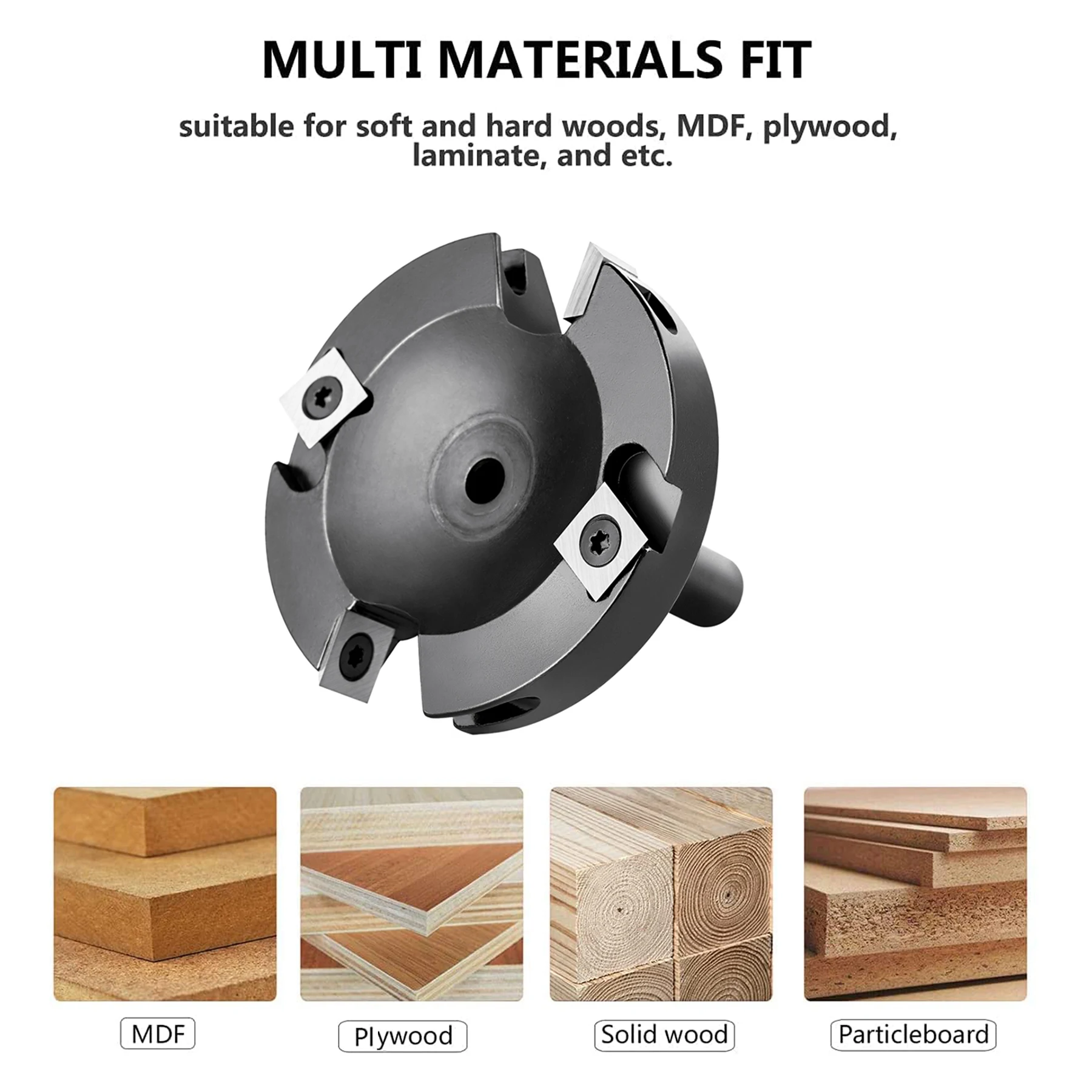 SpeTool 1 шт. ЧПУ катушка Поверхностная фреза с хвостовиком 1/2 дюйма 2-канавка