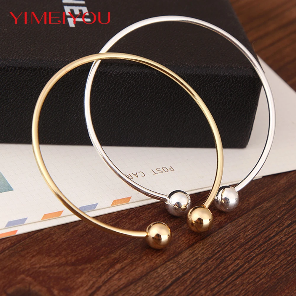 

Cute Small Fashion Bangles Silver Color Golden Bracelets Jewelry Set Trendy Classic Hot Sale New Arrival Women Style Elegant