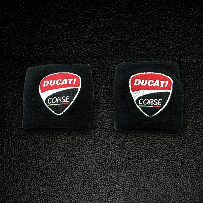 

Мотоциклетная вышивка, передняя жидкость, масляный тормозной резервуар, носок, чехол для Ducati Monster Panigale Diavel Superleggera V4 V2 Scrambler