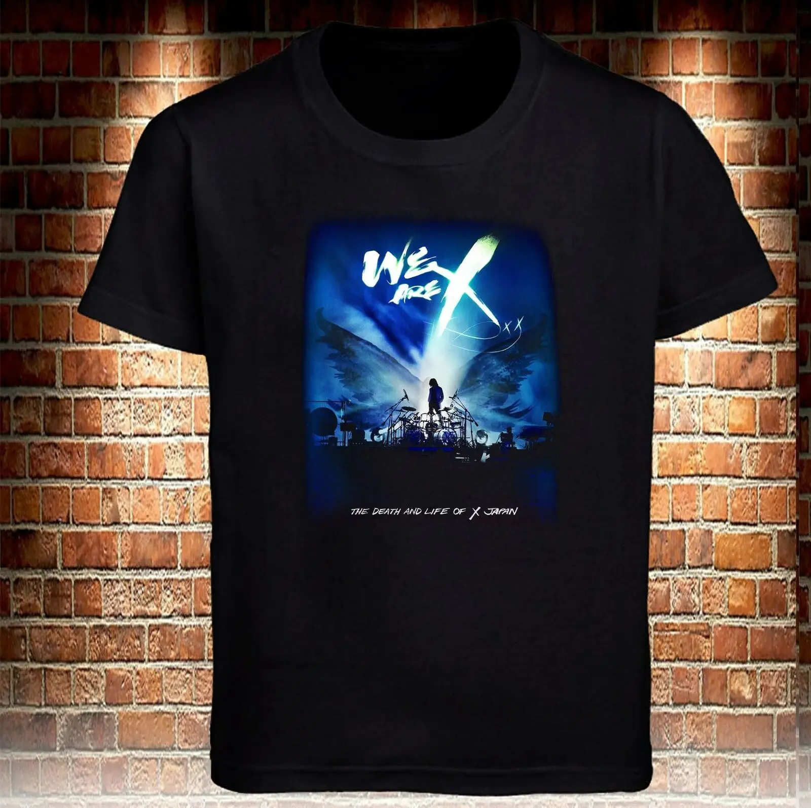 

X Japan We Are X Rock Band Black T-Shirt Men'S Tee Size S To 3Xl Men Casual Short Sleeve T Shirts