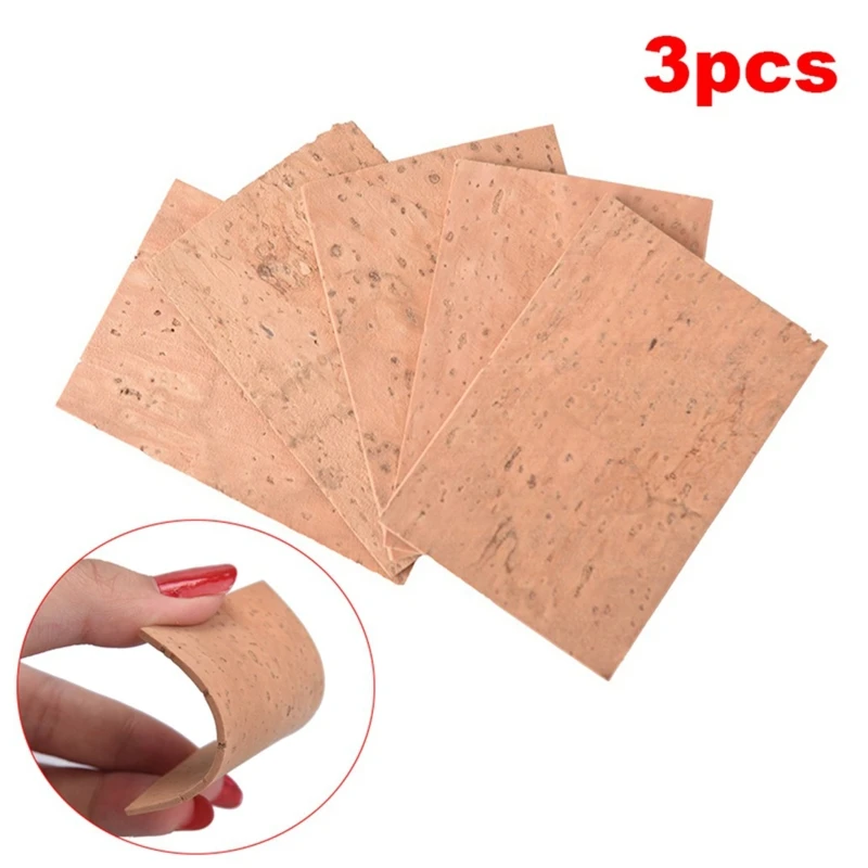 

Universal Saxophone Cork, Universal Wood Saxophone Cork, Durable, Cork Sheet for Alto/Soprano/Tenor Brass, Set of 3