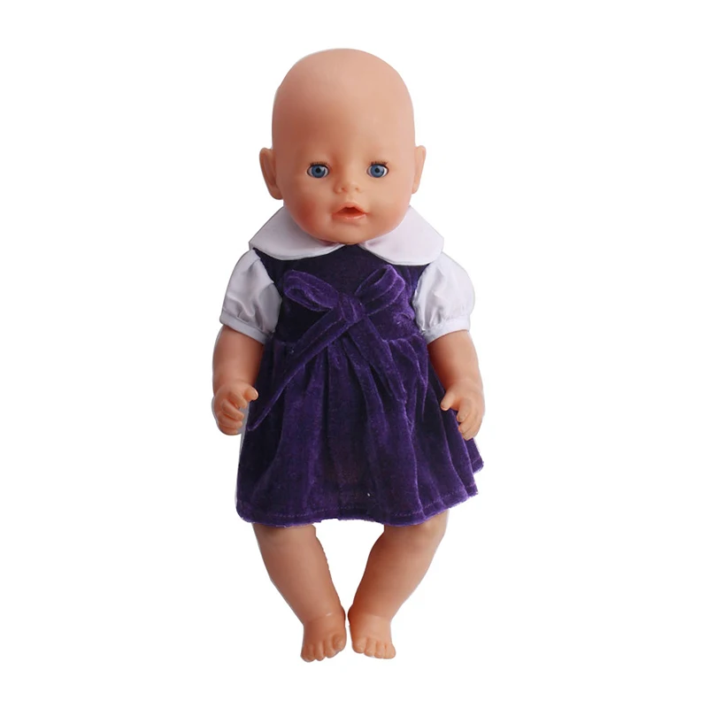 

Doll Clothes All Kinds Of Skirt Style Suspenders Casual Set Suitable For 18 Inch American Baby Girl And 43Cm Newborn Toy Gifts