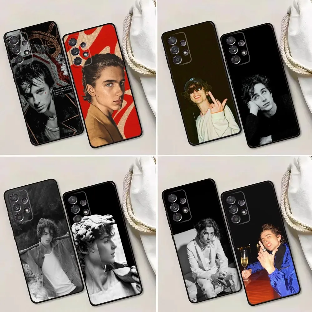 Чехол для телефона T-T Omarhee C-Chalamet Samsung Galaxy A13 A21s A22 A31 A32 A52 A53 A71 A80 A91 Мягкий черный