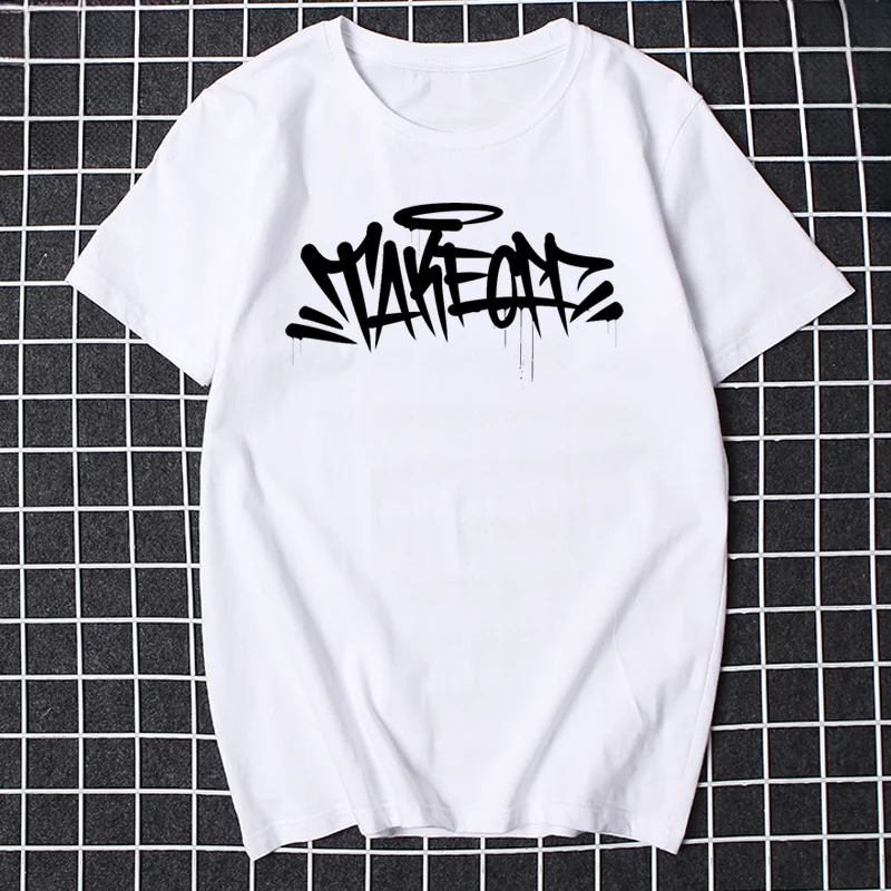 Футболка в стиле ретро для мужчин и женщин Классическая рубашка с рисунком