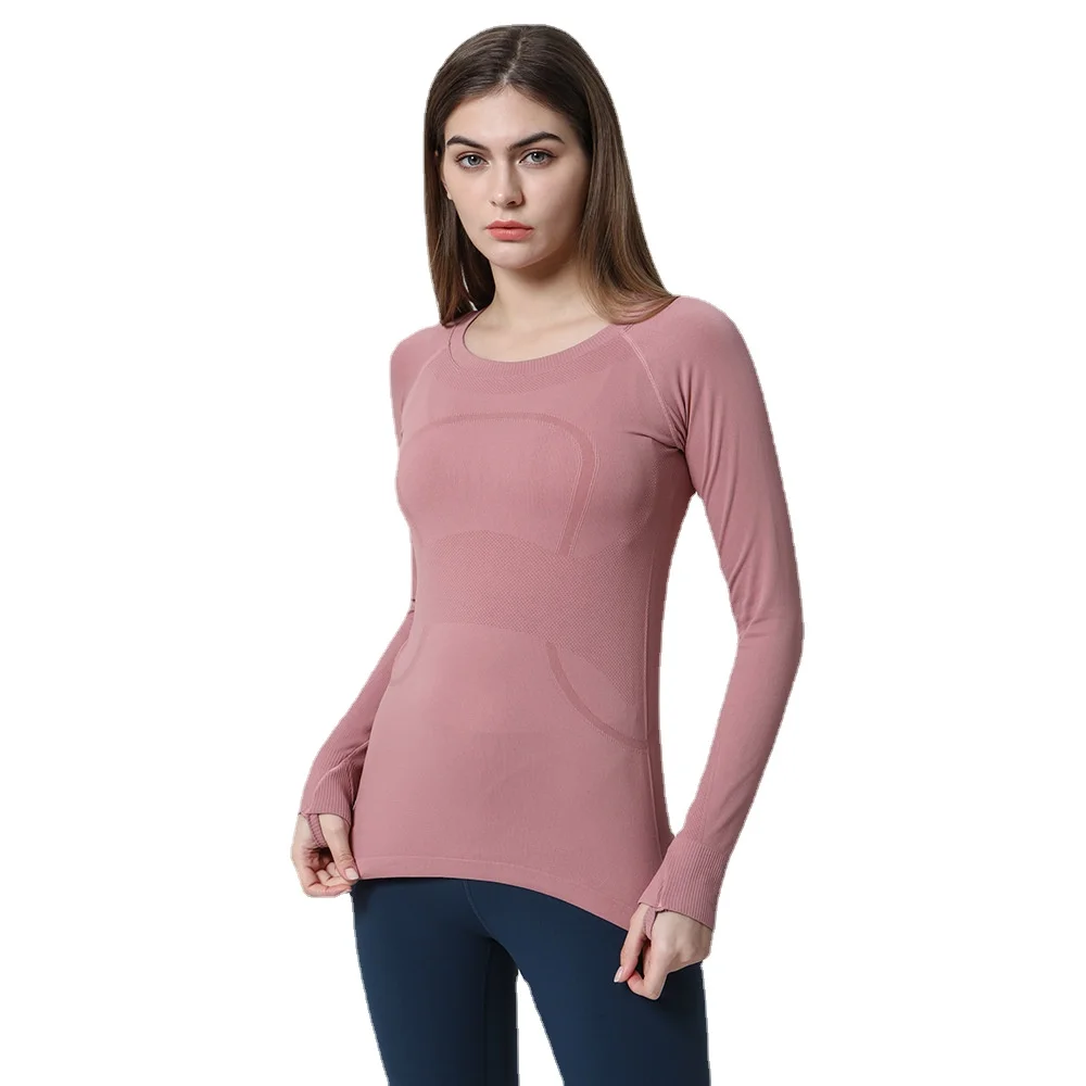 

Swiftly Tech Seamless Yoga T-Shirts Summer Women Slim Sports Tee Breathable Fitness Blouse Workout Short Sleeve Crop Top