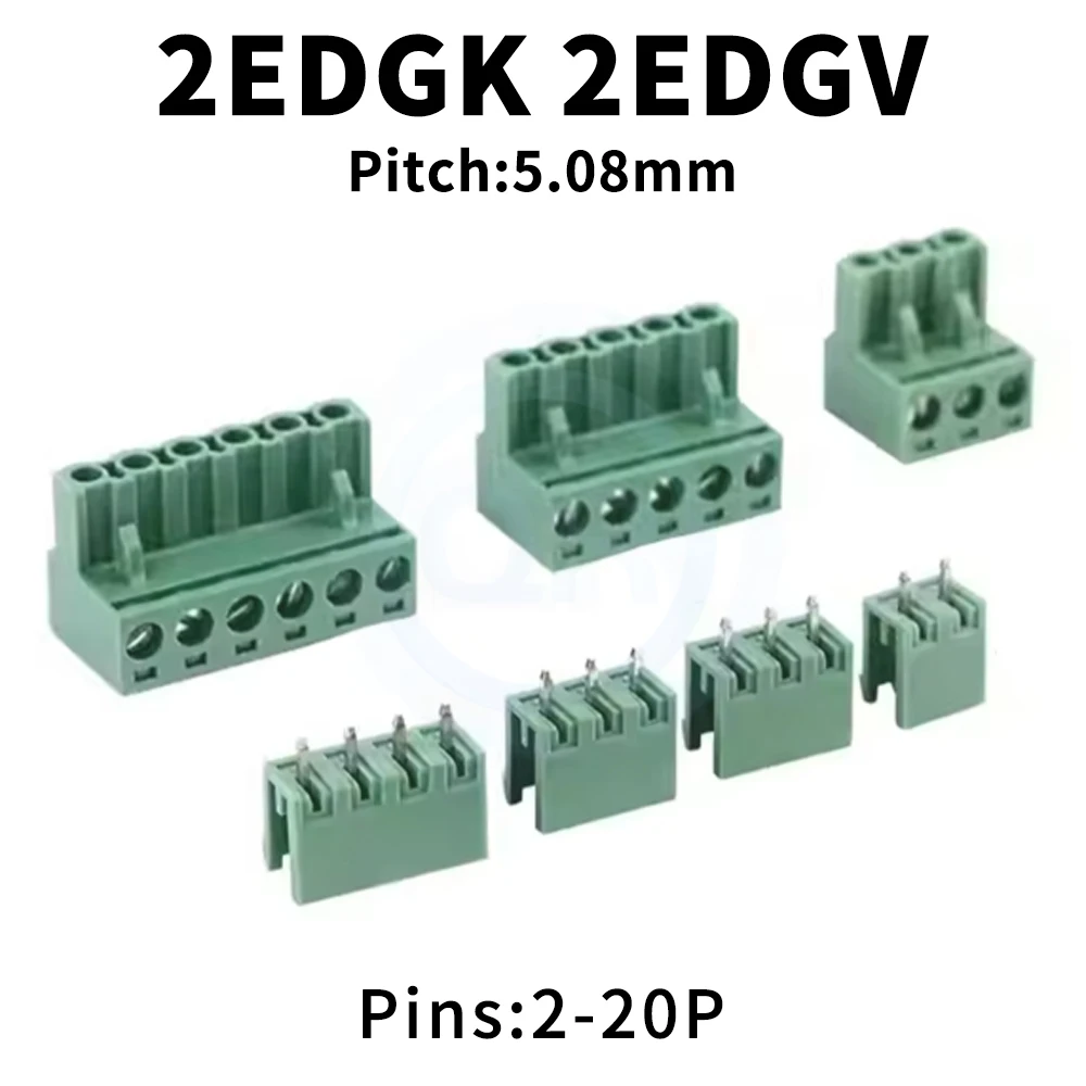 

Комплект разъемов KF 2EDGK + 2EDGV 5.08 мм